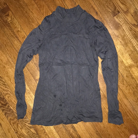 Seduction gray long sleeve soft shirt - Picture 1 of 2